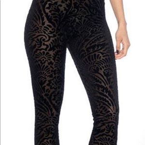 Blackmilk Burned velvet Damask leggings